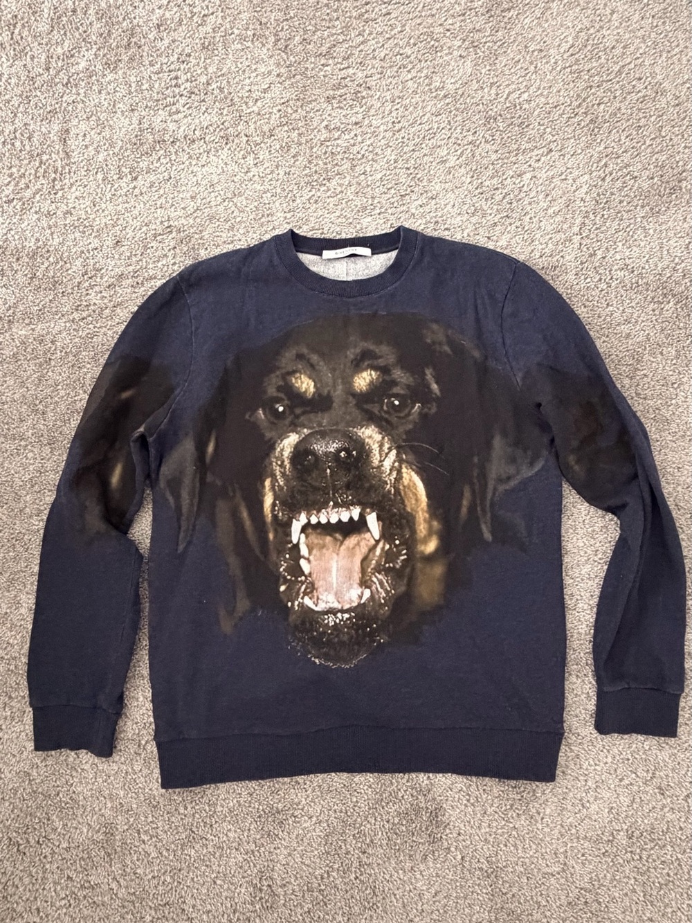 Authentic Givenchy Navy Crewneck Sweatshirt